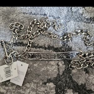 Michael Kors Metal Chain Belt Sz L/ XL NEW! NWT!